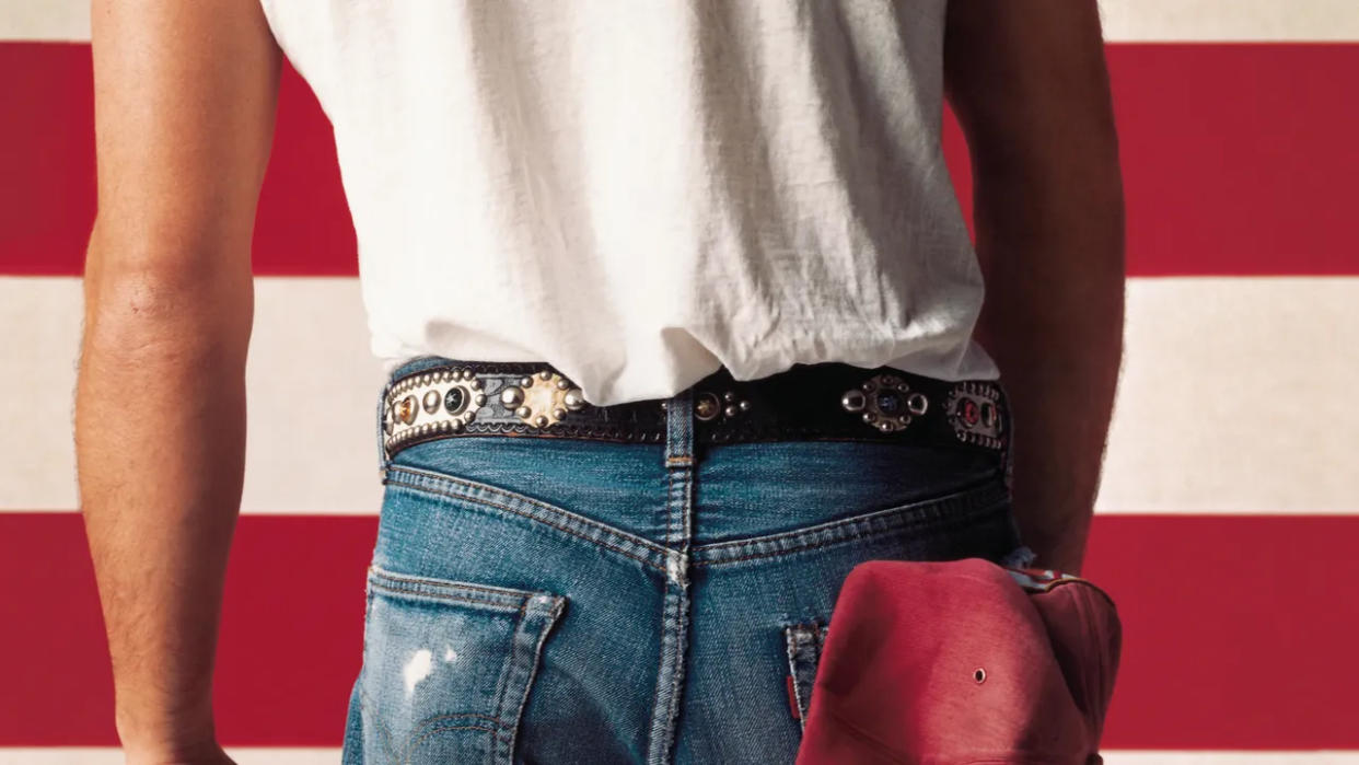  Born In The USA album cover. 