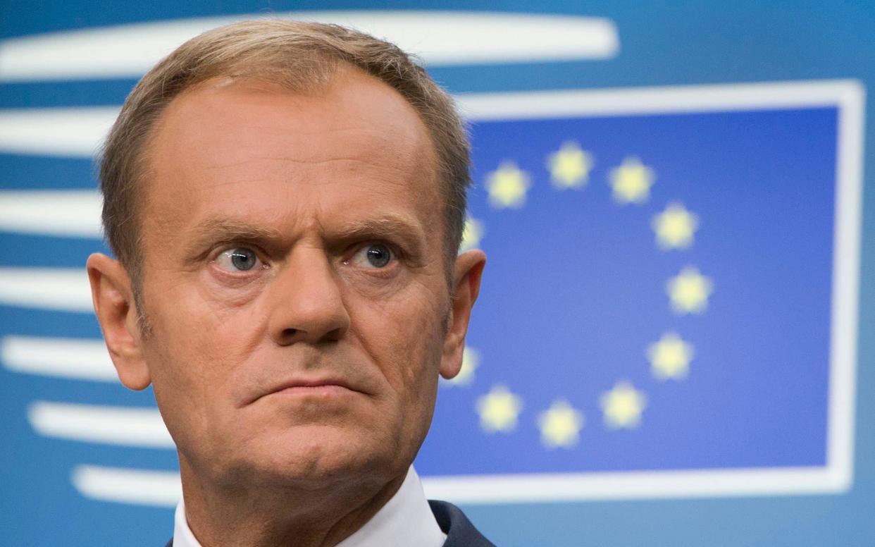 Donald Tusk, the president of the European Council, told US President Donald Trump that America does not have a better ally than Europe - AP