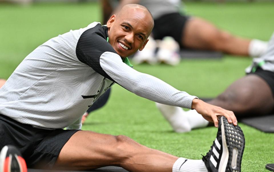 Fabinho at Liverpool pre-season training - Liverpool in limbo as Fabinho's £40m Saudi move hits snag