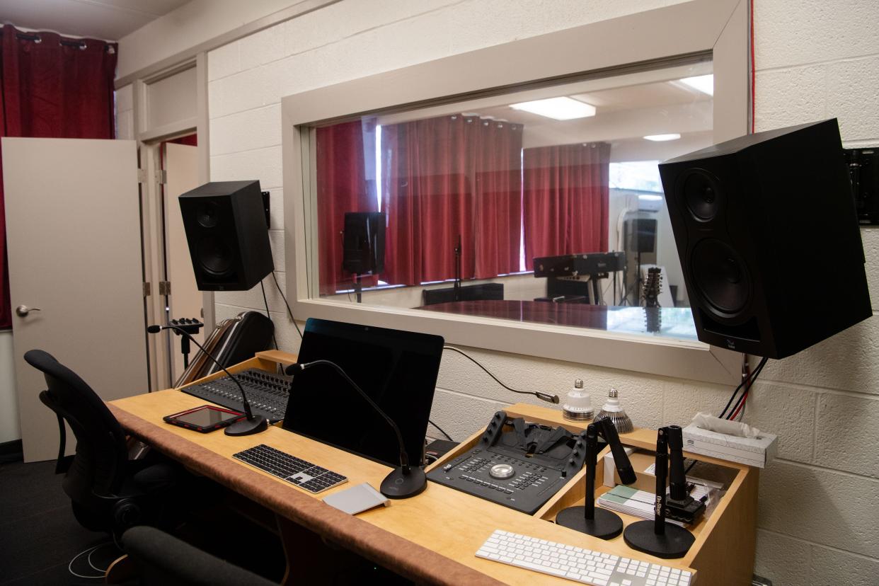 The control room of one of RadHaus’s recording studios.