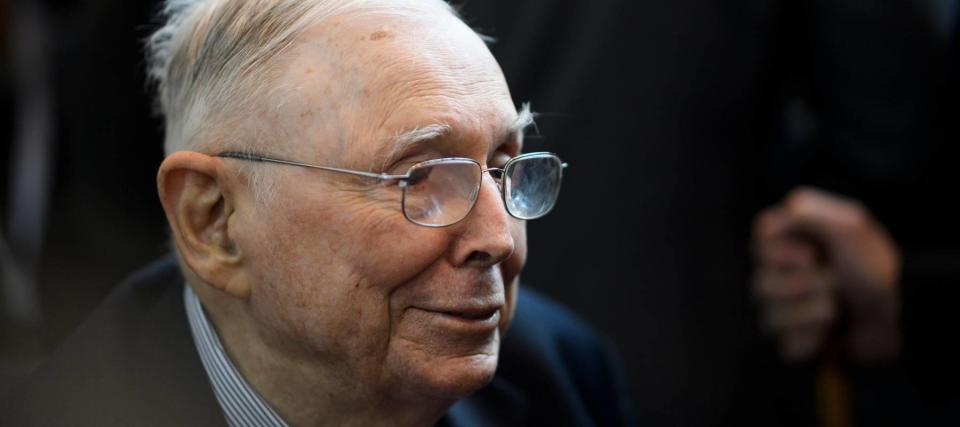 'I was always so proud of it': Charlie Munger had a ready reply when asked to name the investment he liked most