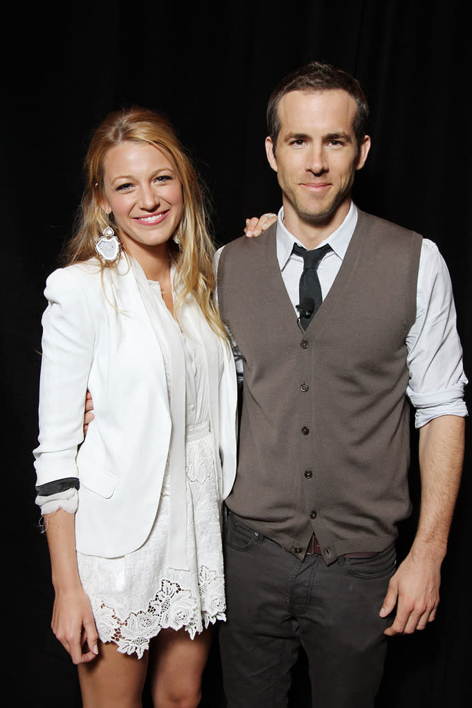 2011 CinemaCon Las Vegas Blake Lively Ryan Reynolds