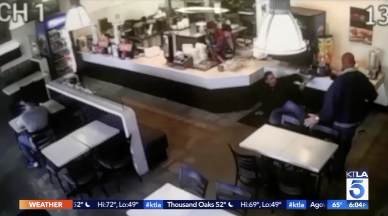 Jose, 44, was attacked in a restaurant in California in a possible hate crime. (Photo: KTLA)