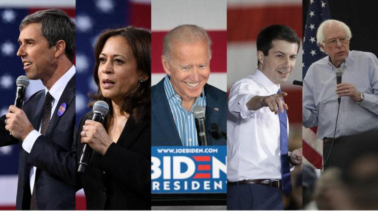 Democrats vying for the chance to take on Donald Trump in the 2020 presidential elections will have to first battle each other at the upcoming debates in Florida. The pool of Democratic hopefuls were narrowed down for the first two debate nights based on polling and donation requirements. Still, frontrunners like Joe Biden and Bernie Sanders will be joined by a large number of relatively lesser-known candidates like Michael Bennet, Andrew Yang and Marianne Williamson, all hoping to capture the spotlight and make their case to the American people as to why they should become the next president of the United States. Mr Biden and Mr Sanders — both consistently polling at the top of the pack — will be front-and-centre at the second night of debates in Miami on Thursday, while Elizabeth Warren and Beto O’Rourke will take centre stage the night prior. Their placement in the groups were determined by polling averages, according to reports, with experts saying those in the centre have often been provided with the most amount of time to speak. Here’s everything to look out for at the first round of 2020 Democratic debates. Night One: Meet the candidatesThe following candidates will take part in first night of debates on Wednesday, 26 June: * Cory Booker - New Jersey senator * John Delaney - former Maryland congressman * Elizabeth Warren - Massachusetts senator * Beto O’Rourke - former Texas congressman * Bill de Blasio - New York City mayor * Tim Ryan - Ohio congressman * Julian Castro - former Housing secretary * Amy Klobuchar - Minnesota senator * Tulsi Gabbard - Hawaii congresswoman * Jay Inslee - Washington governor All eyes on WarrenNot only will the Massachusetts senator be seen at the centre of the 10-person debate, but she’s the top-polling candidate of all, making the night hers to lose. The progressive senator has become a favourite along the campaign trail thanks in part to her unending policy proposals, with “I’ve got a plan for that” becoming her unofficial slogan. However, paired with a group of candidates like Mr O’Rourke — who has failed to rise in the polls after initially starting out as a fundraising juggernaut — and others desperate for break-out moments, Ms Warren could find herself tasked with staying above the fray while appearing like a top contender against Mr Biden or other top candidates appearing the following night. How to watchThe debates kick off on Wednesday night at 9pm EST (2am on Thursday in the UK) and will be available on NBC News, the media partner for the first round of debates. Night Two: Meet the candidatesThe following candidates will join the second night of debates on Thursday, 27 June: * Joe Biden - former vice president * Bernie Sanders - Vermont senator * Pete Buttigieg - Indiana mayor * Kamala Harris - California senator * Kirsten Gillibrand - New York senator * Marianne Williamson - author * Eric Swalwell - California congressman * Andrew Yang - entrepreneur * John Hickenlooper - former Colorado governor * Michael Bennet - Colorado senator A night of too many starsCritics have called out the Democratic National Committee for announcing it would randomly select candidates to appear at each night in an effort to group higher-polling ones with lesser-known 2020 hopefuls — before pairing many of the highest-polling candidates together on the second night. The committee said the grouping was sorted randomly, though Mr Biden, Mr Sanders, Kamala Harris and Pete Buttigieg — four of the five leading candidates in national polls — will all take part in the second debate night. That will likely make it much more difficult for any of the lesser known candidates to make a splash. Mr Yang, for example, has captured significant support online for his progressive policy proposals and universal income plan — but it remains unclear how that will translate when up against a former top prosecutor like Ms Harris, or a rising Democratic star like Mr Buttigieg. How to watchBoth debates begin at 9pm EST (2am the following mornings UK time) and are expected to run for two hours. Both will be available to watch on NBC News.