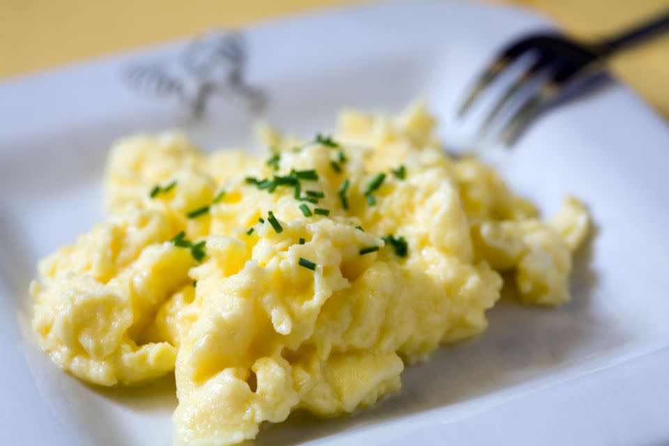 The man became suspicious after his girlfriend cooked him scrambled eggs one morning. Photo: Getty