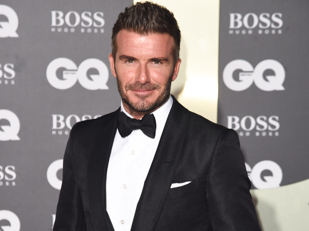 David Beckham hat einen alten Model-Schnappschuss nachgestellt. (Bild: Featureflash Photo Agency/Shutterstock.com)