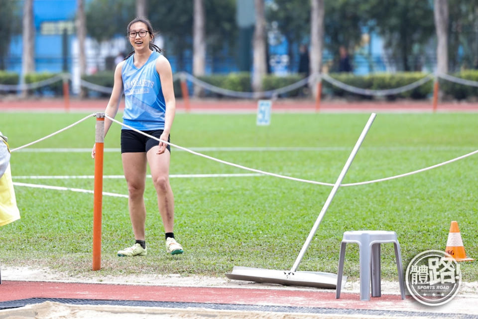 賈慧妍指完成第五跳、創下個人最佳成績時感興奮