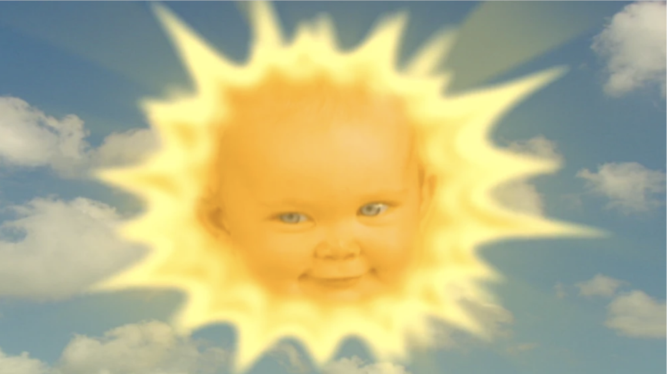 Sun baby on "Teletubbies"