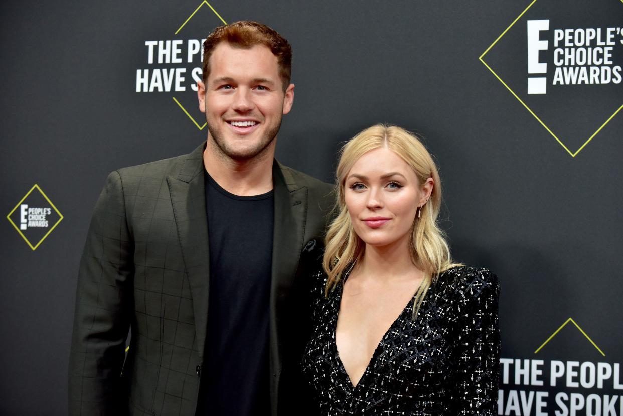 Colton Underwood and Cassie Randolph in 2019.  (Photo: Rodin Eckenroth via Getty Images)