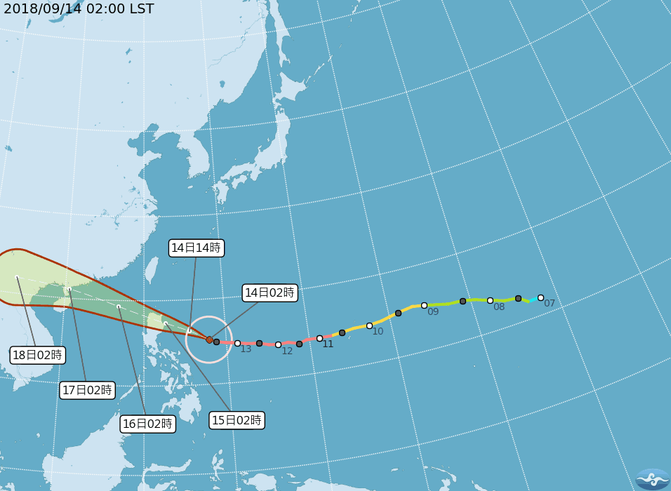 圖／翻攝自中央氣象局