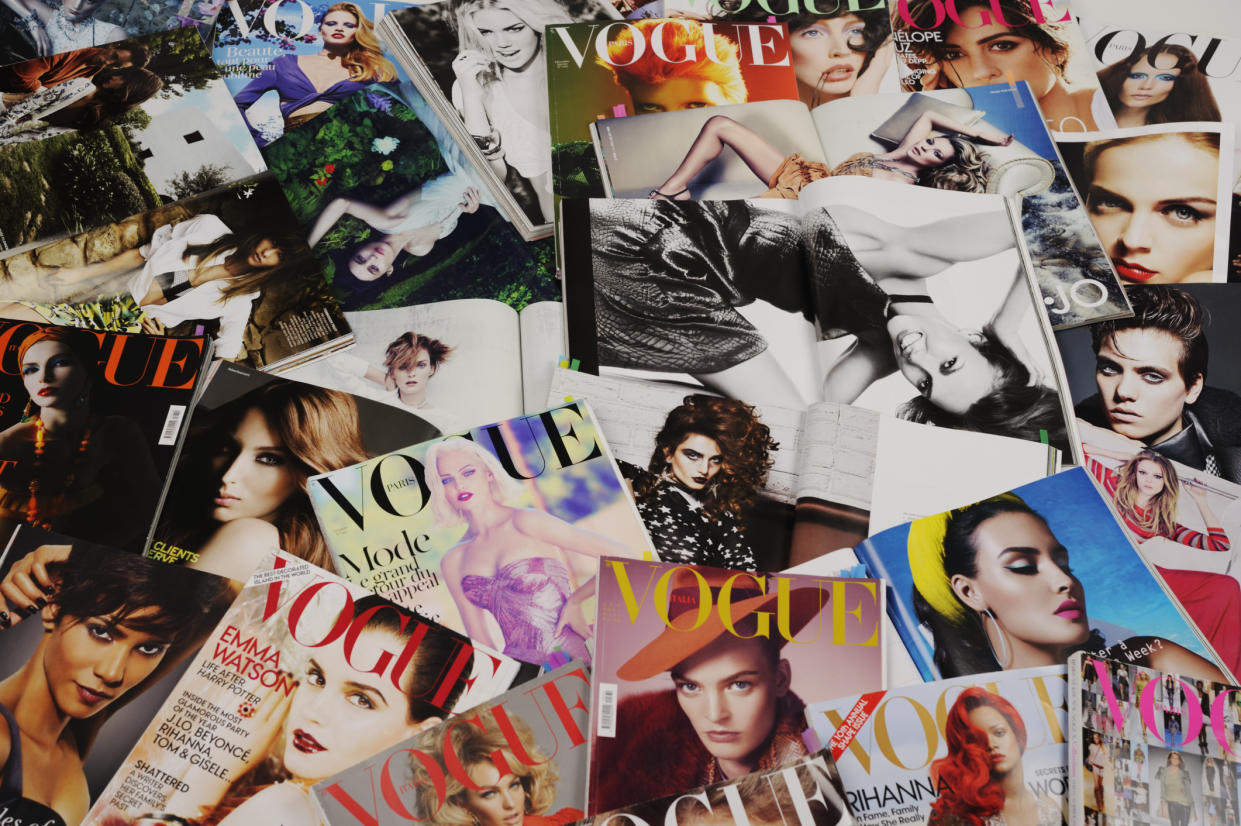 Vogue has replaced the models and celebrities that normally grace its cover with frontline workers. (Getty Images)