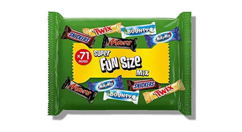 71 Assorted Fun Size Chocolate Bars 