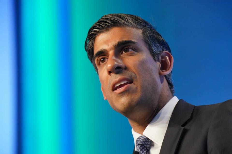 Rishi Sunak will face Liz Truss in the ballot of party members to decide the next Conservative leader (Jonathan Brady/PA) (PA Wire)