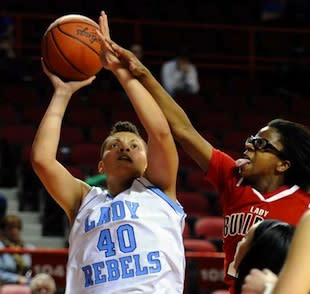 Boone County star Sydney Moss — Associated Press