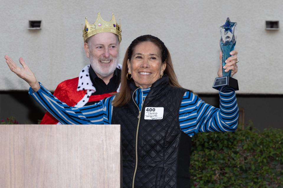 Patricia Delgado Service was honored with the Inspiration Award at the Boys & Girls Club of Palm Springs' Be a Hero for Kids Halloween Bash on Oct. 29, 2023.