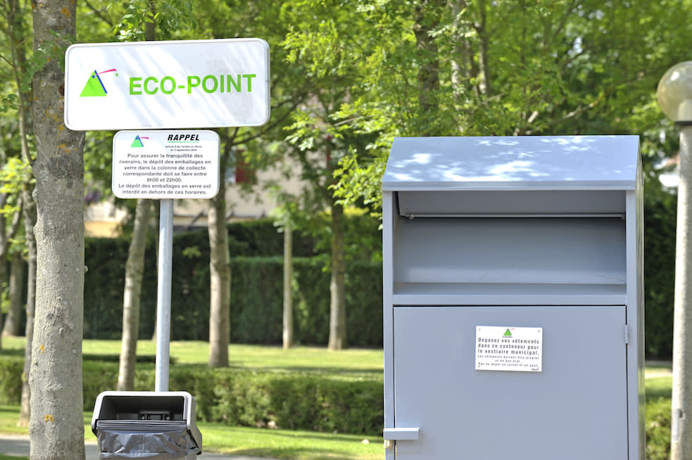 A woman in Canada has died after getting trapped in a clothing donation bin (File picture: Getty)