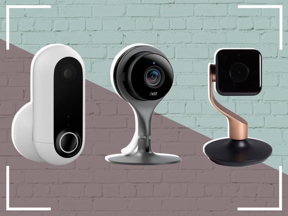 No need for walls peppered with holes – these cameras are suitable for rented homes, too (Getty/The Independent)