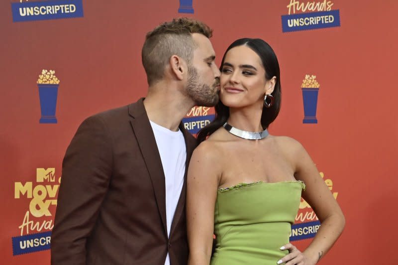 Nick Viall and Natalie Joy exchanged wedding vows over the weekend. File Photo by Jim Ruymen/UPI