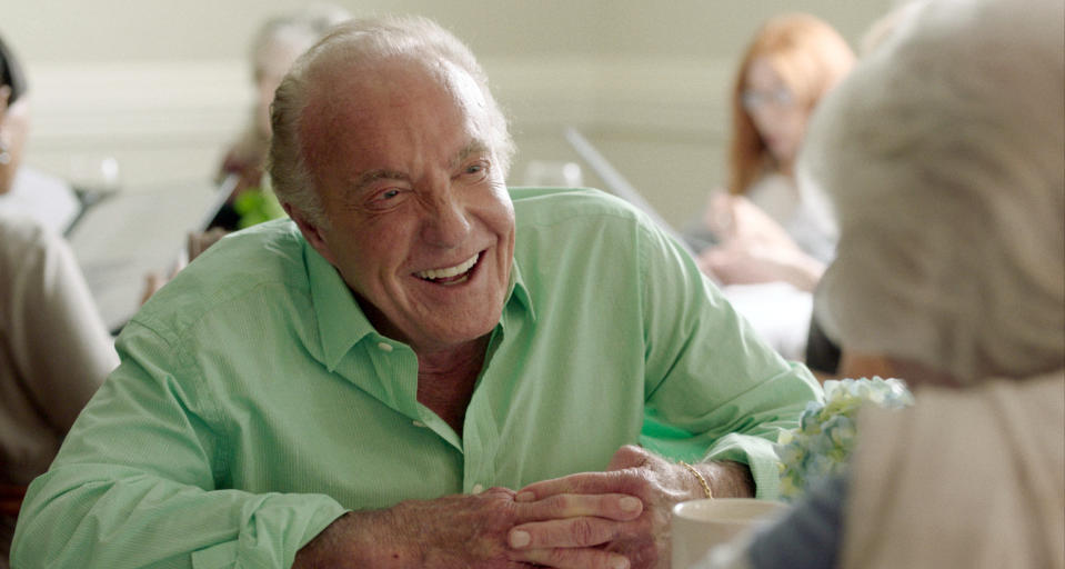 This image released by Gravitas Ventures shows James Caan in a scene from "Queen Bees." (Gravitas Ventures via AP)