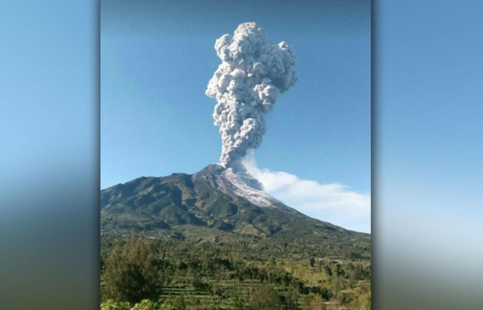 Mount Merapi is Indonesia’s most active volcano. Source: Twitter/ percydiamondz