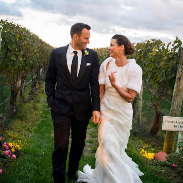 Bridget Moynahan and Andrew Frankel