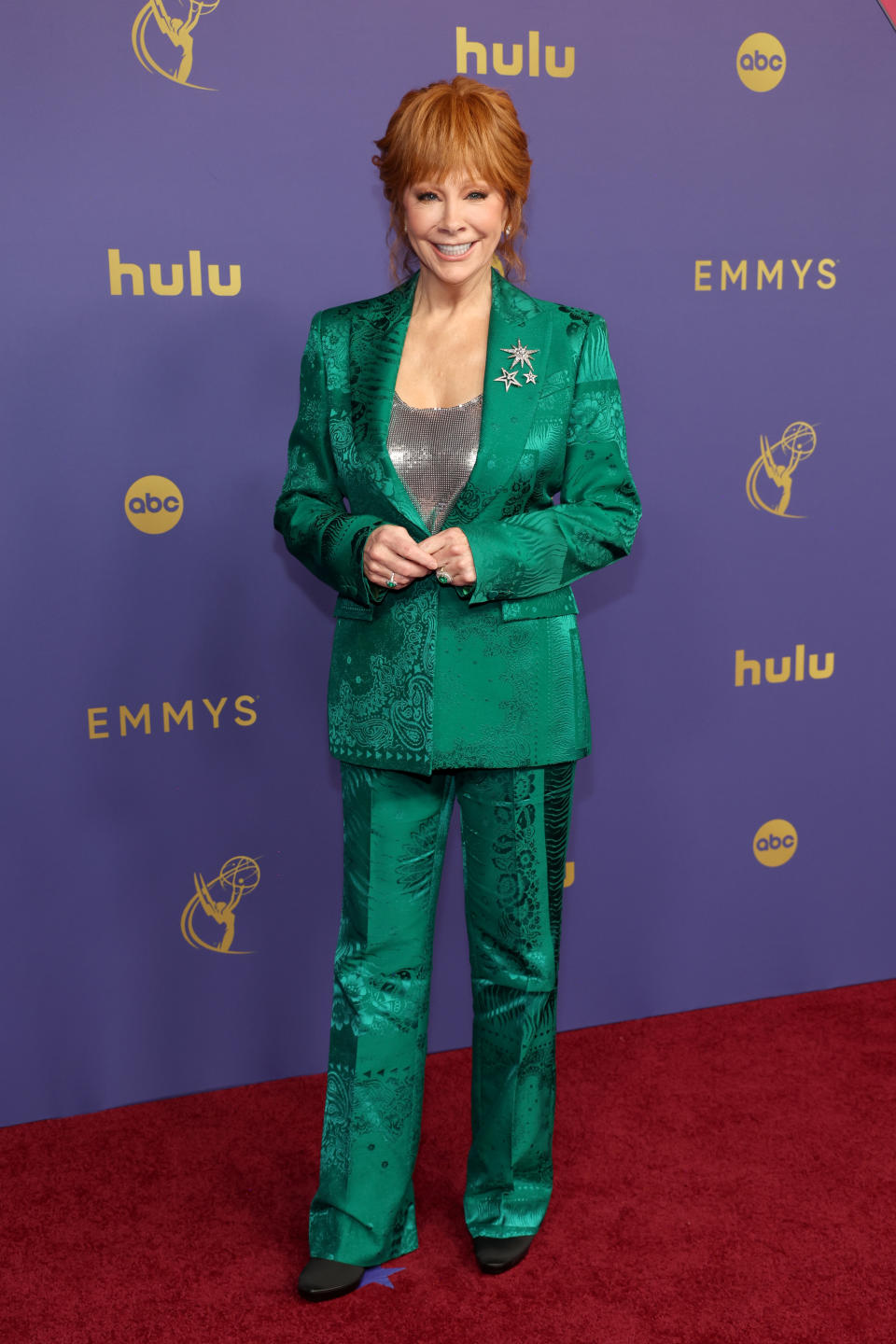 LOS ANGELES, CALIFORNIA - SEPTEMBER 15: Reba McEntire attends the 76th Primetime Emmy Awards at Peacock Theater on September 15, 2024 in Los Angeles, California. (Photo by Kevin Mazur/Getty Images)