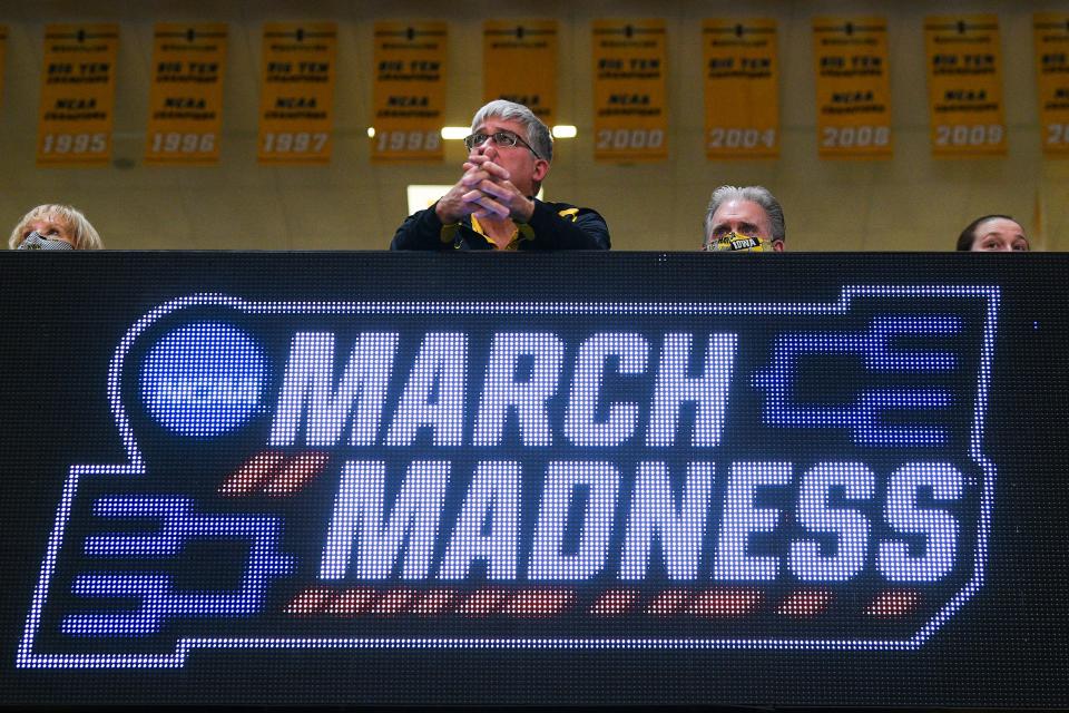 Hawkeye fans get ready to cheer on the women's basketball team, which sports a 23-7 record and a Big Ten Conference championship.