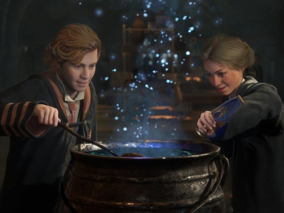 "Hogwarts Legacy" erscheint zunächst für PC, PS5 und Xbox Series X/S. Fassungen für PS4, Xbox One und Switch sollen folgen. (Bild: Warner Bros. Games)