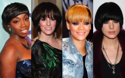 Estelle, Parker Posey, Rihanna, and Agyness Deyn / Getty Images