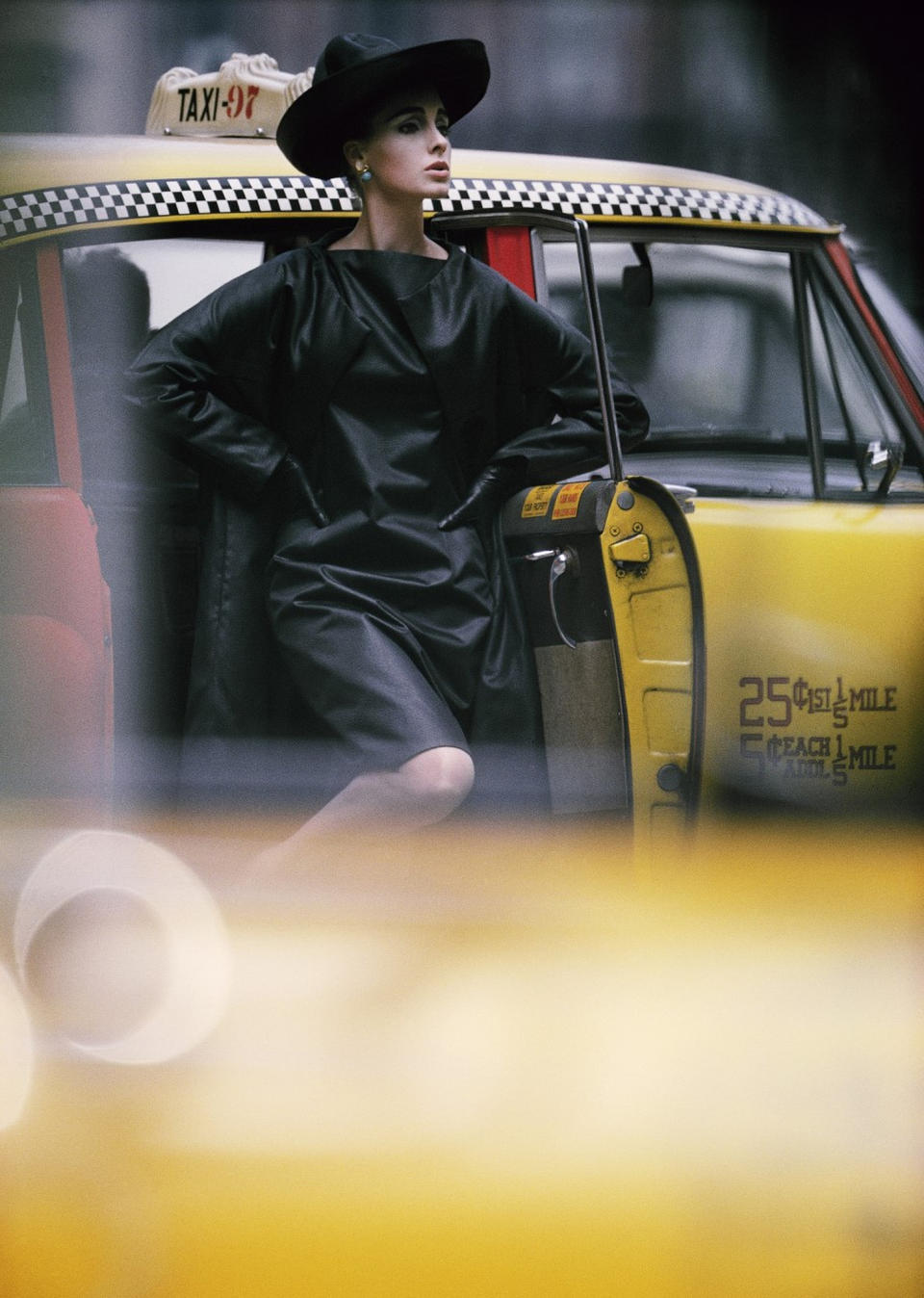 William Klein, Antonia and Yellow Taxi, New York, 1962. © William Klein - Credit: ©William Klein/Courtesy of ICP