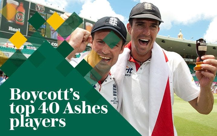 Andrew Strauss (left) and Kevin Pietersen may have very different personalities, but both both impressed Telegraph Sport columnist Geoffrey Boycott during their playing days 