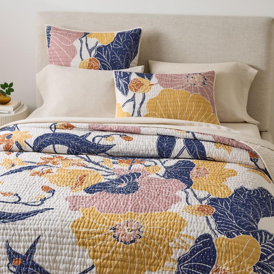 <p><a href="https://go.redirectingat.com?id=74968X1596630&url=https%3A%2F%2Fwww.westelm.com%2Fproducts%2Fpoppy-floral-stitch-quilt-shams-b3867&sref=https%3A%2F%2Fwww.elle.com%2Ffashion%2Fshopping%2Fg60471342%2Fbest-quilts%2F" rel="nofollow noopener" target="_blank" data-ylk="slk:Shop Now;elm:context_link;itc:0;sec:content-canvas" class="link ">Shop Now</a></p><p>Poppy Floral Stitch Quilt & Shams</p><p>westelm.com</p><p>$237.00</p>