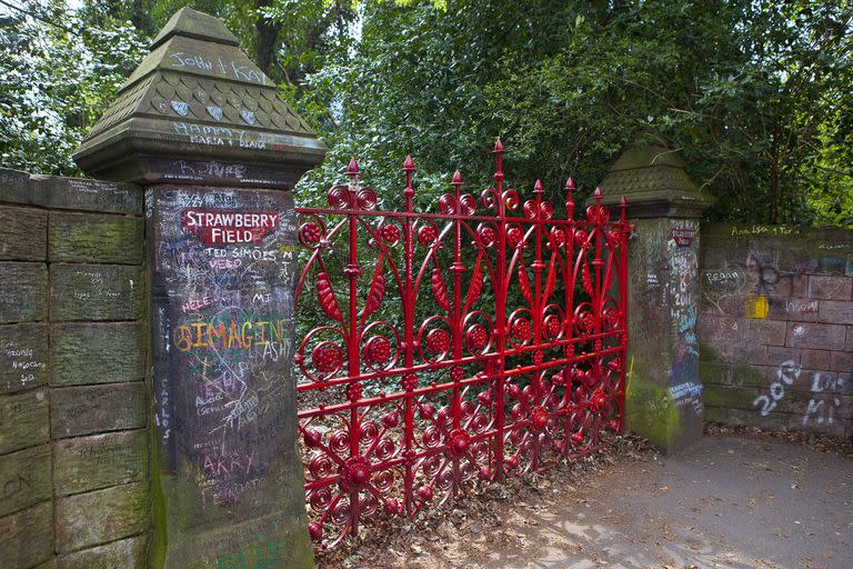 El portón de Strawberry Field en Liverpool