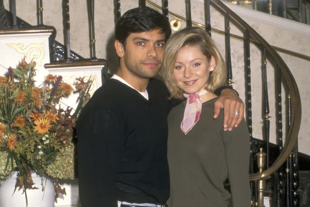 <p>Ron Galella/Ron Galella Collection</p> Mark Consuelos and Kelly Ripa