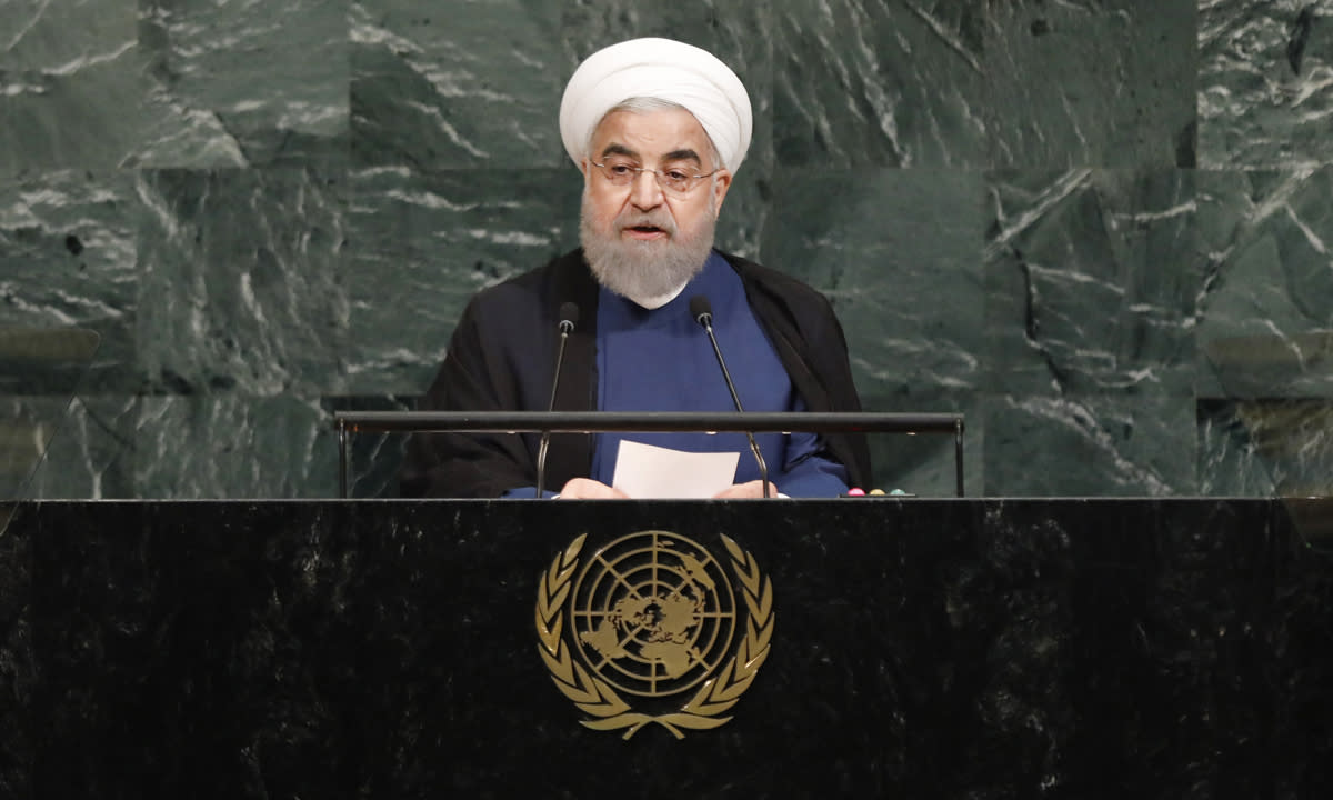 Hassan Rouhani has declared Isis to be over