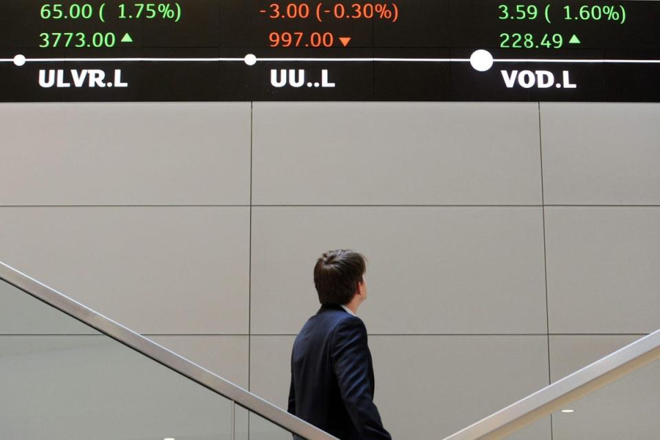 European stocks have recovered some of last week’s losses, with London’s FTSE 100 climbing higher (Nick Ansell/PA) (PA Archive)