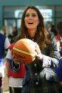 <p>While pregnant, Kate tried her hand at basketball on a visit to Glasgow. </p>