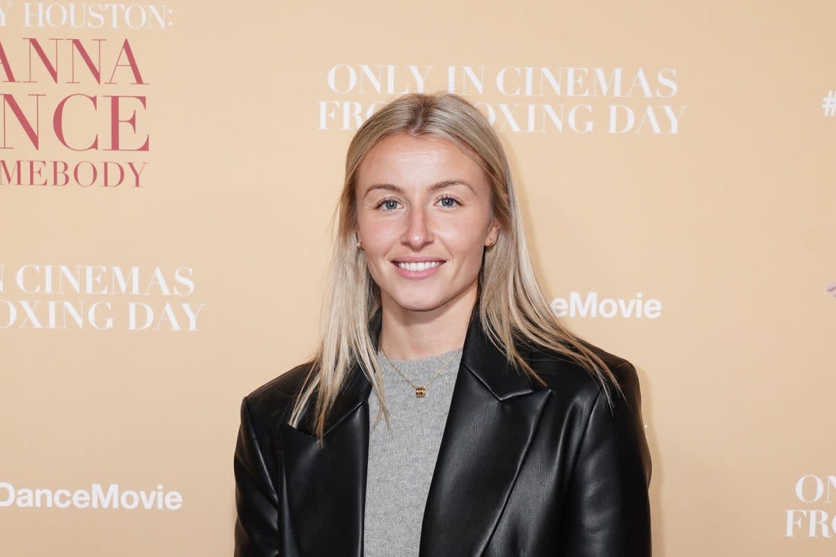 Leah Williamson arrives for the gala screening of I Want To Dance With Somebody at the Ham Yard Hotel in London. Picture date: Monday December 19, 2022. (PA Wire)
