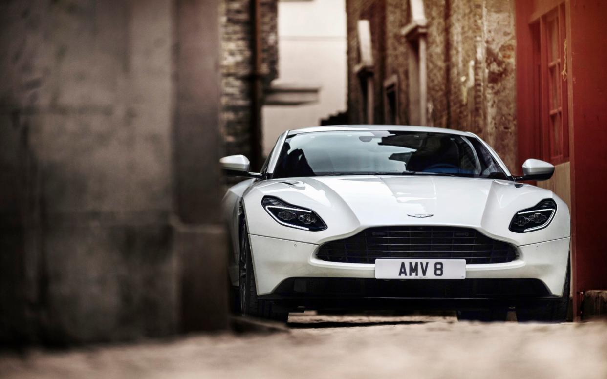 The beautiful Aston Martin DB11 is now available with a smaller V8 engine, which reduces the price – and the performance - Photographer - Max Earey