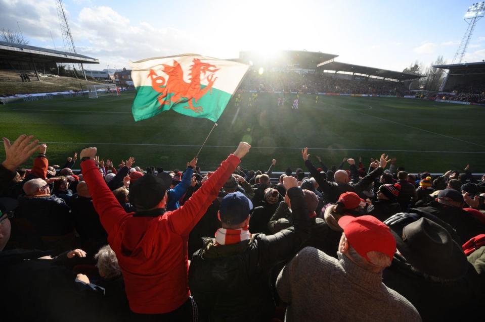 Wrexham have retained a loyal fanbase despite their struggles (Getty)