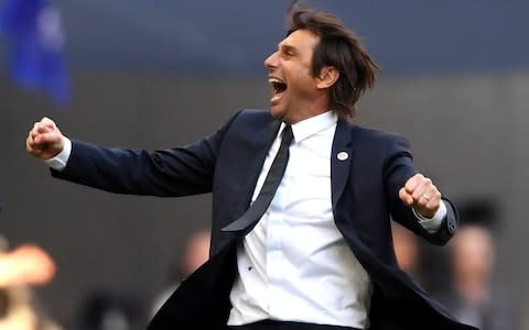 Antonio Conte would be interested in a move to Old Trafford - Credit: GETTY IMAGES