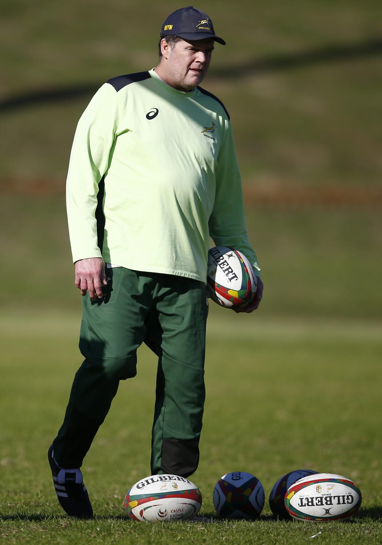 Rassie Erasmus, pictured, took the focus off the Springboks ahead of their second-Test win over the British and Irish Lions (Steve Haag/PA) (PA Wire)