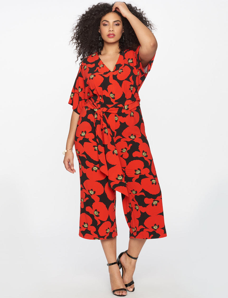 Get it on <a href="http://www.eloquii.com/wide-leg-printed-jumpsuit/1326006.html?cgid=jumpsuits&amp;start=1&amp;dwvar_1326006_colorCode=16" target="_blank">Eloquii for $140</a>.