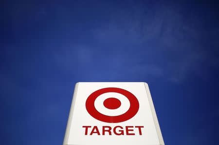 A sign for a Target store is seen in the Chicago suburb of Evanston, Illinois, in this file photo taken February 10, 2015. REUTERS/Jim Young/Files