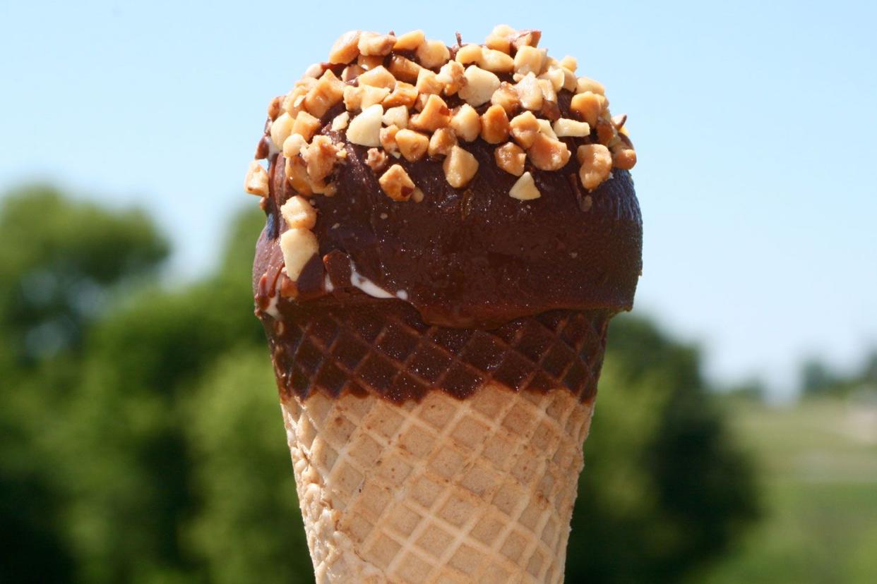 <p>Getty</p> A Drumstick cone