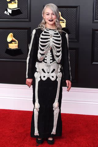 Jordan Strauss/AP/Shutterstock Phoebe Bridgers at the 2021 Grammys.