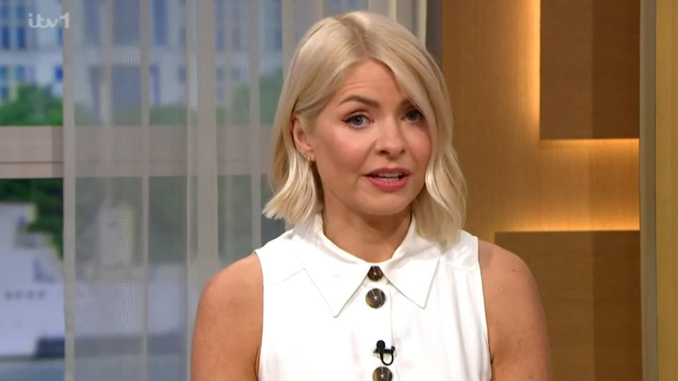 Holly Willoughby on This Morning