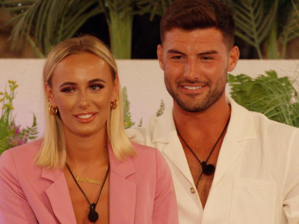 Millie and Liam on ‘Love Island' (ITV)