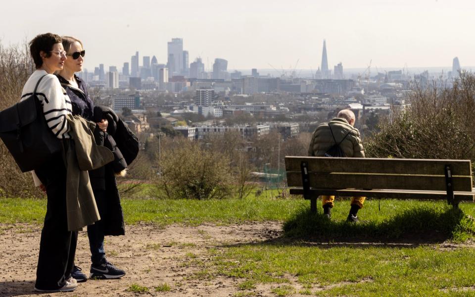 Parliament Hill offers impressive views of the London skyline