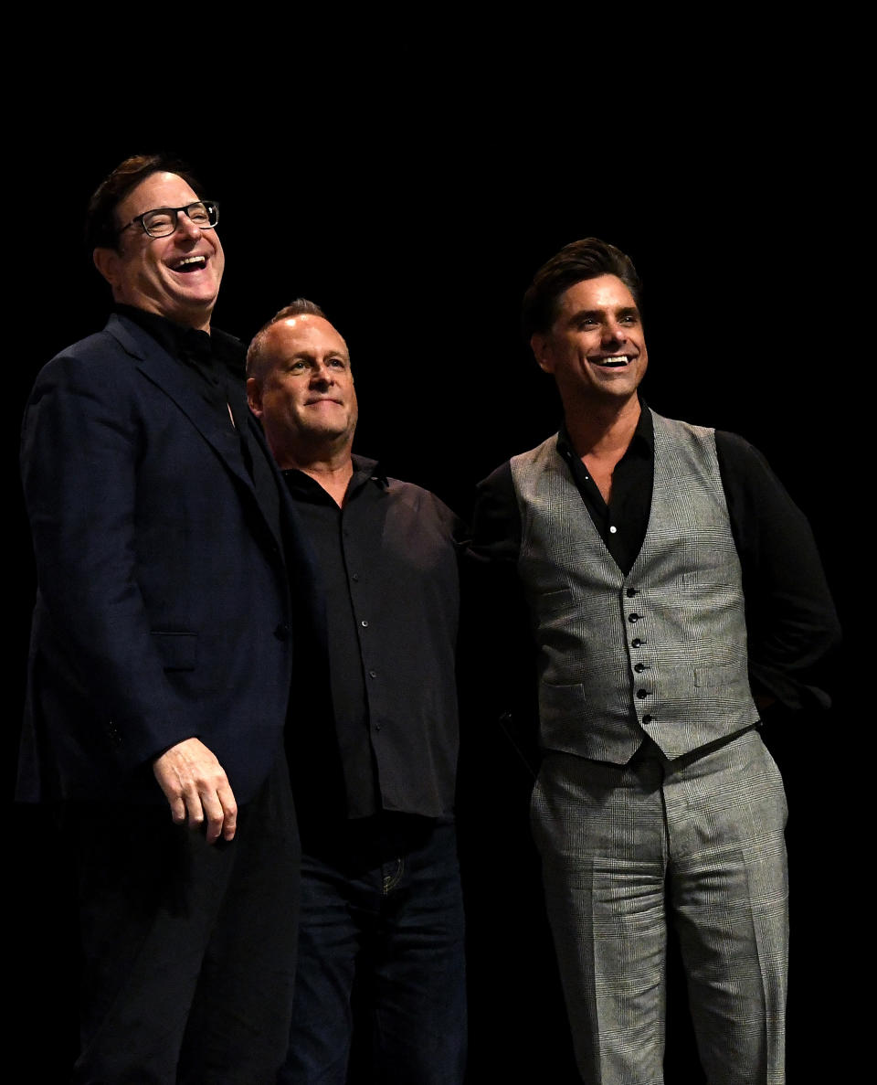 Bob Saget, Dave Coulier and John Stamos (Gerardo Mora / Getty Images)